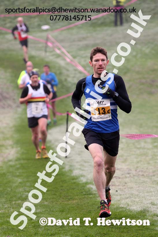 Veterans race, Durham Cathedral Cross Country Relays. Photo: David T. Hewitson/Sports for All Pics